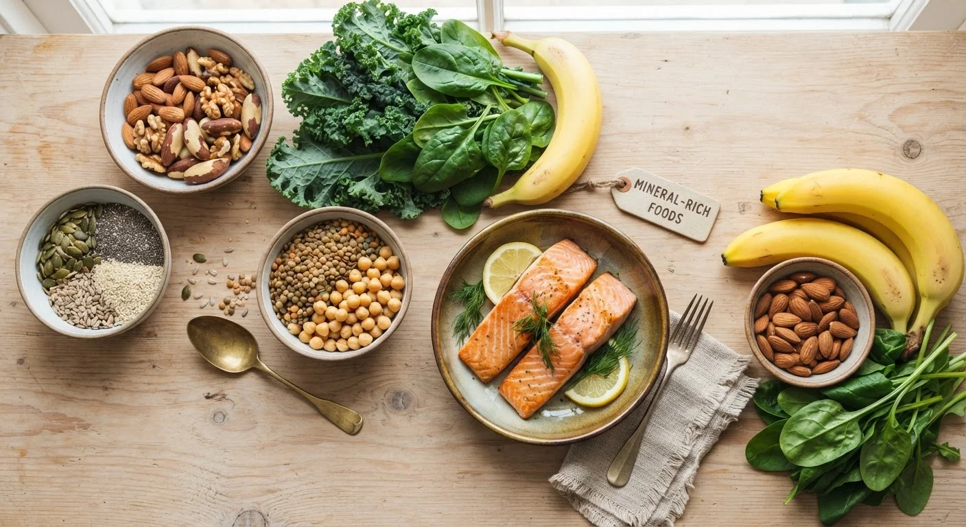 Essential Minerals at a Glance: Zinc, Potassium, Selenium, and More