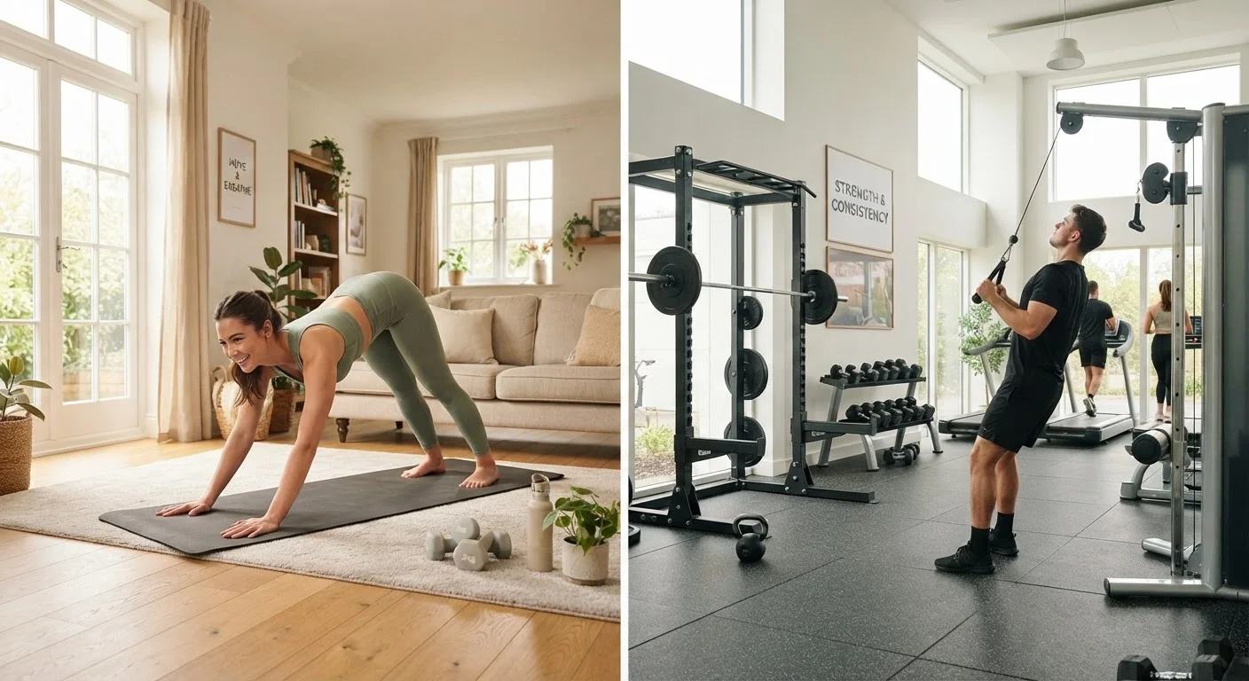 Home Workouts vs. Gym Workouts for Beginners: Weighing Up Both Environments