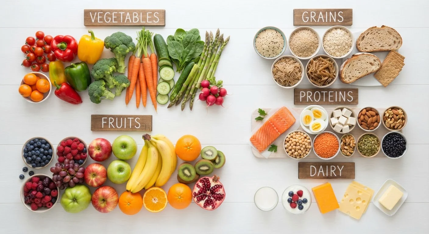 The Major Food Groups and What Each One Contributes to Your Health