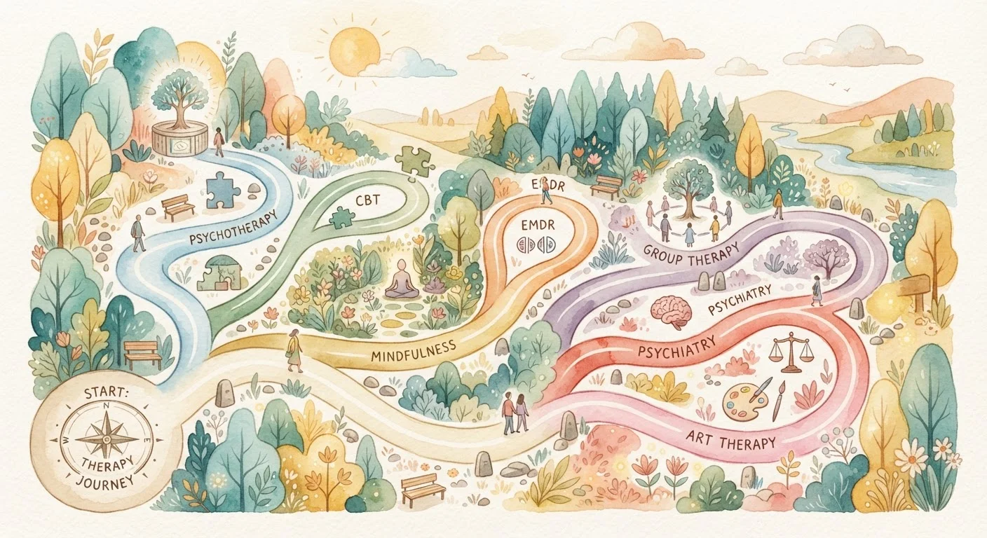 The Therapy Landscape: A Plain-Language Map of Major Modalities