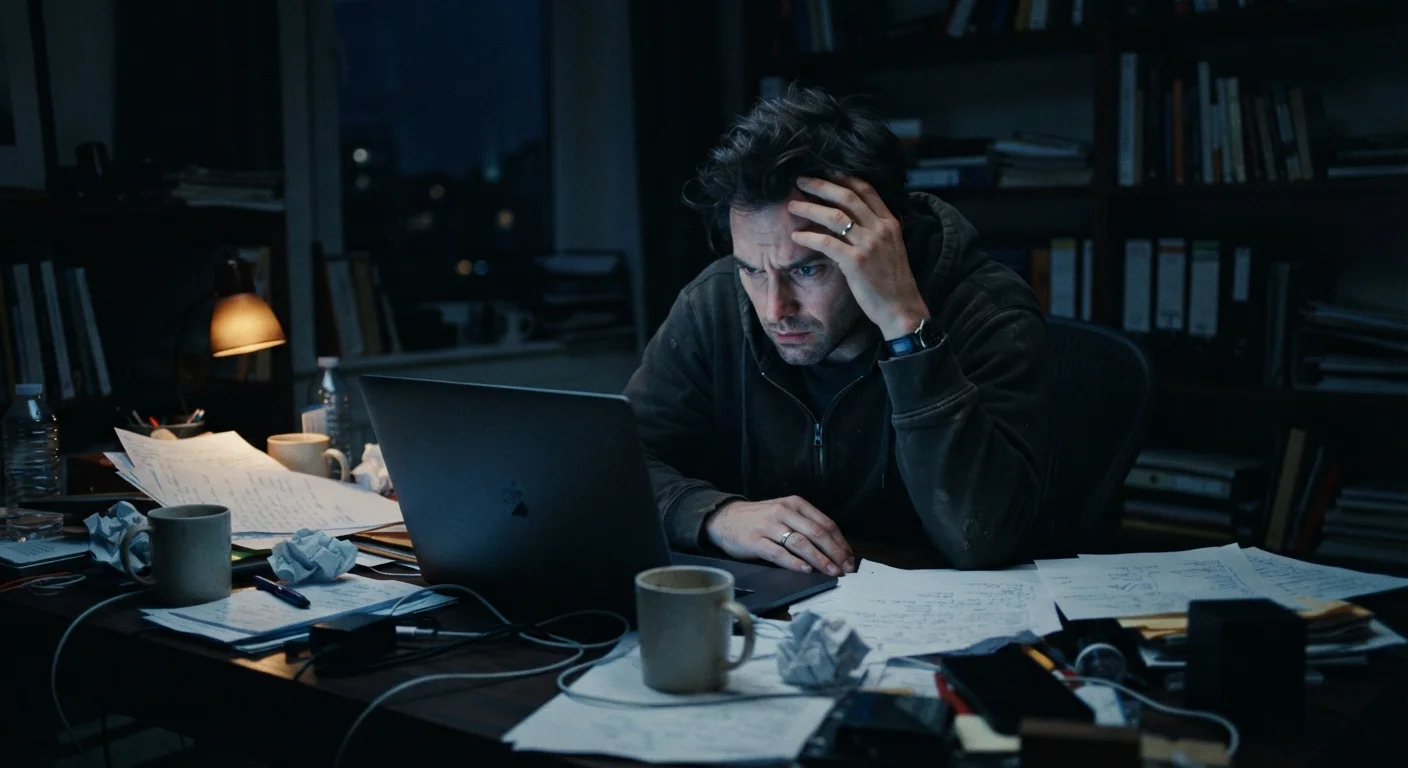 When Work Becomes a Way to Avoid Everything Else