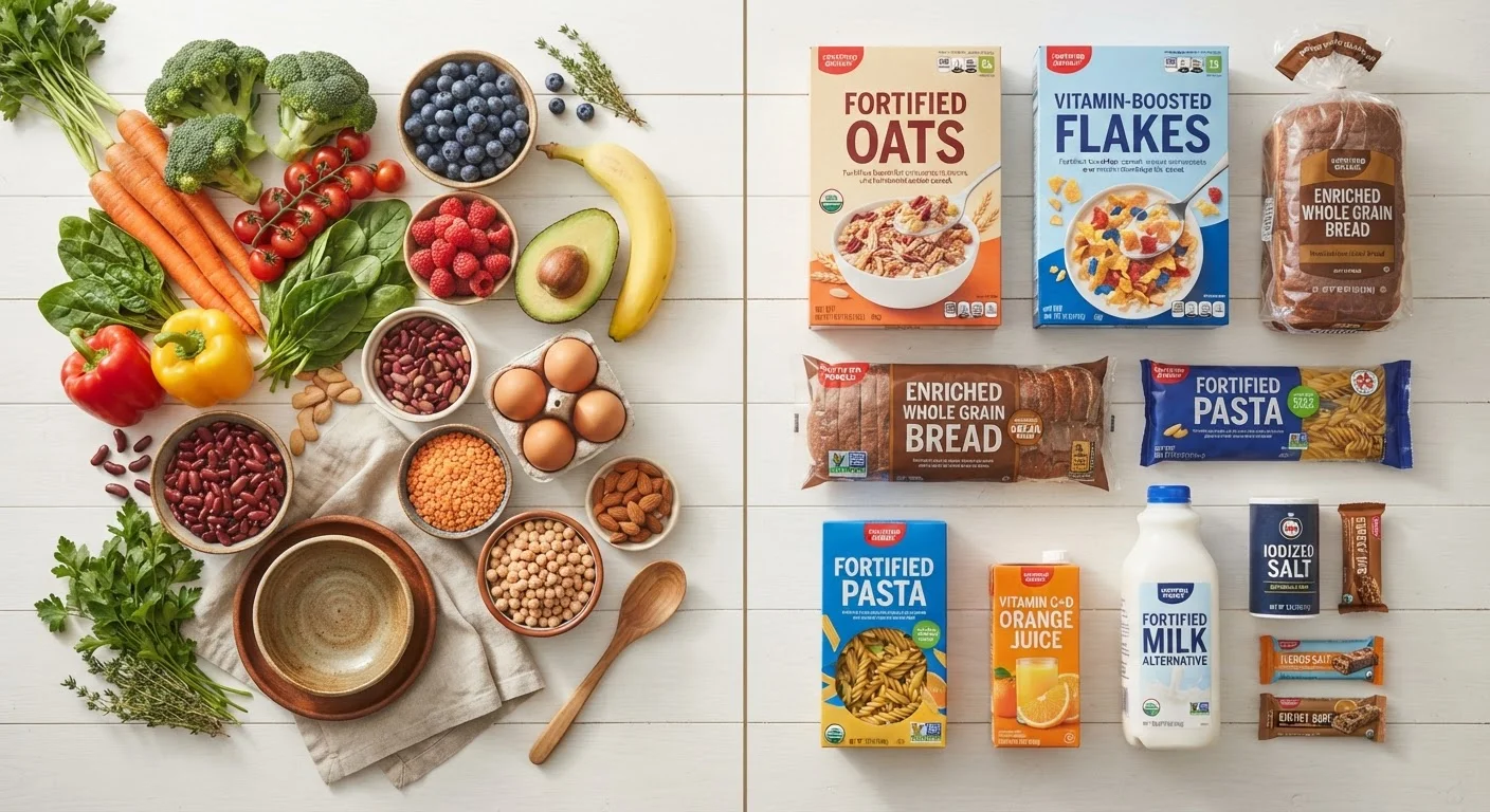 Whole Foods vs. Fortified Foods: Weighing Two Approaches to Nutrient Gaps
