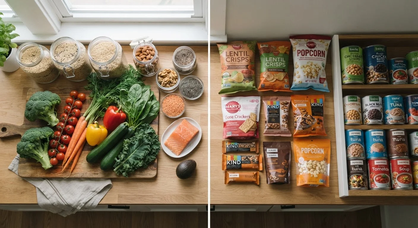Whole Foods vs. Processed Foods for Men: A Nutritional Trade-Off Explained
