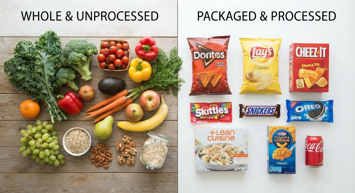 Whole Foods vs Processed Foods: Understanding the Real Difference